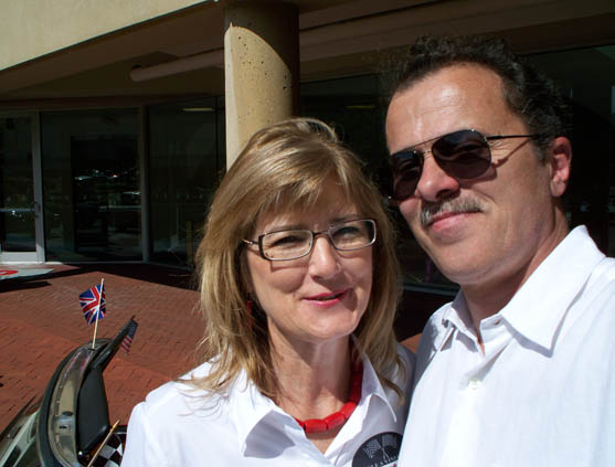 Dave and Helen at hospital