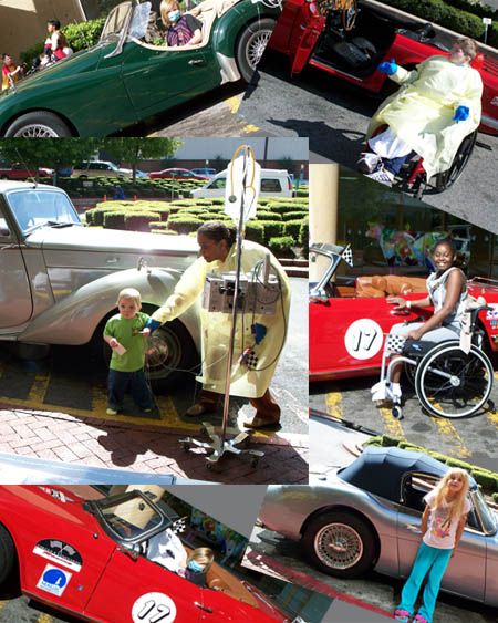 Collage of kids at Children's Hospital in Birmingham